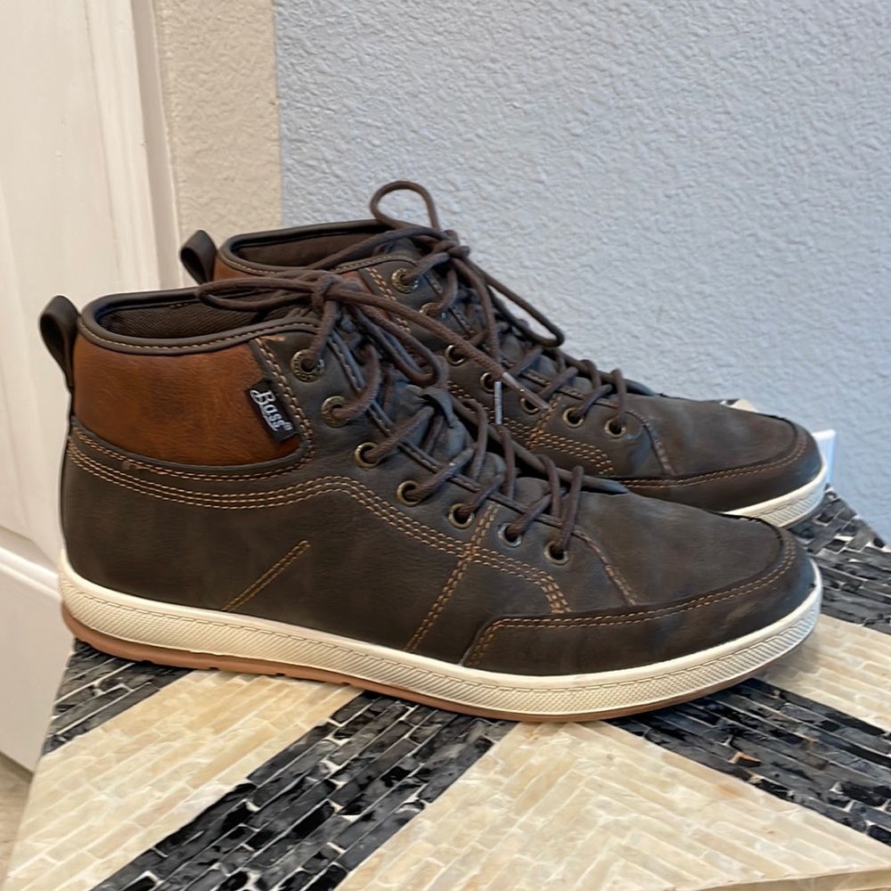 Bass Casual Boots Dark Brown Men’s Sz 11